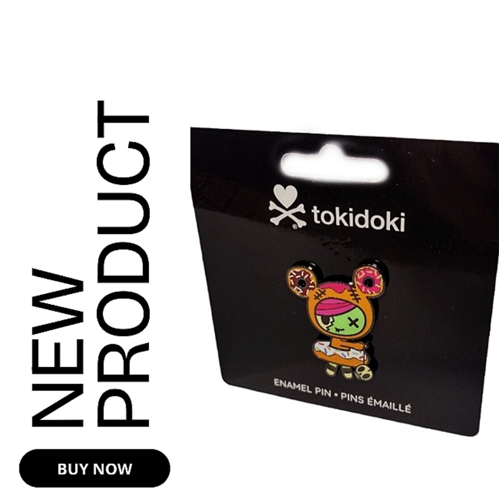 NEW Tokidoki Enamel Pin "Unicorno After Dark Series 1" Donutella Halloween